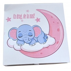 Set Trusou si lumanare pentru botez fetite, set complet pentru biserica ALBINUTA6