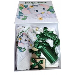 Set Trusou si lumanare pentru botez fetite si baieti, set complet pentru biserica ALBINUTA12 Set Trusou si lumanare pentru botez fetite si baieti, set complet pentru biserica ALBINUTA12