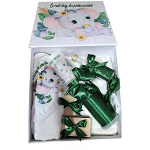 Set Trusou si lumanare pentru botez fetite si baieti, set complet pentru biserica ALBINUTA12