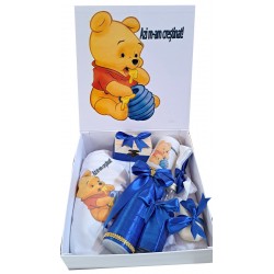 Set trusou si lumanare pentru botez fetite si baieti, set complet pentru biserica ALBINUTA33 Set trusou si lumanare pentru botez fetite si baieti, set complet pentru biserica ALBINUTA33
