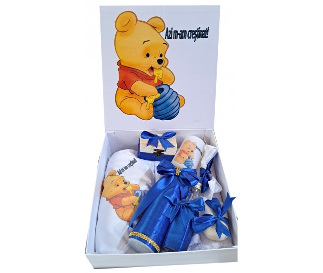 Set trusou si lumanare pentru botez fetite si baieti, set complet pentru biserica ALBINUTA33