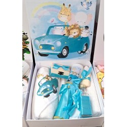 Set trusou si lumanare pentru botez fetite si baieti, set complet pentru biserica ALBINUTA30 Set trusou si lumanare pentru botez fetite si baieti, set complet pentru biserica ALBINUTA30