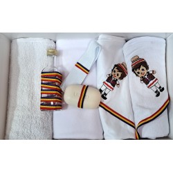 Trusou botez, cu broderie, set complet pentru biserica - HPY28 Trusou botez, cu broderie, set complet pentru biserica - HPY28