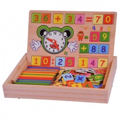 Set tabla de jucarie magnetica, cu fata dubla pentru marker si creta, invatare ceas - 3315417 Set tabla de jucarie magnetica, cu fata dubla pentru marker si creta, invatare ceas - 3315417