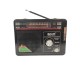 Radio MP3 portabil, baterie reincarcabila, USB, TF, AUX, Albastru - BA8049UR