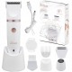 Aparat multifunctional de epilat si tuns zilan zln8740 alb, 3 capete de epilare, 3 nivele de taiere, perie pentru curatare