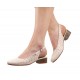 Pantofi dama casual din piele naturala nude - NA252NUDEP