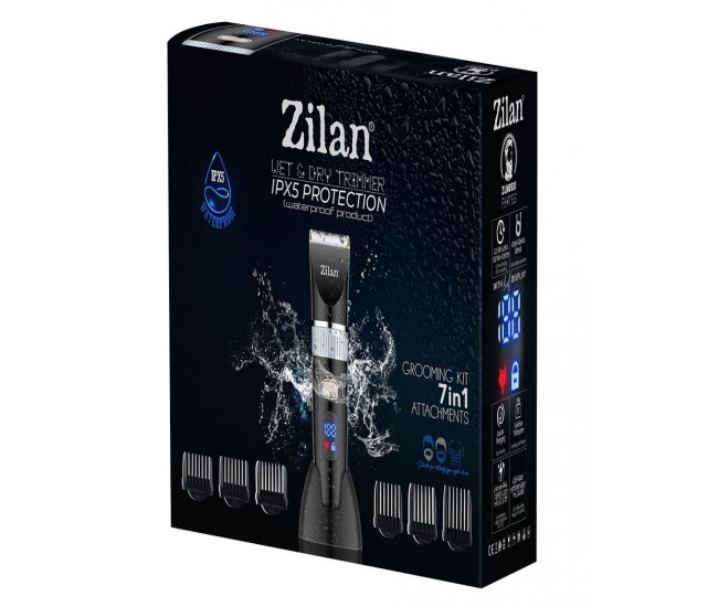 Aparat de tuns zilan zln8931 7 in 1, rezistent la apa, dimensiune de taiare reglabila