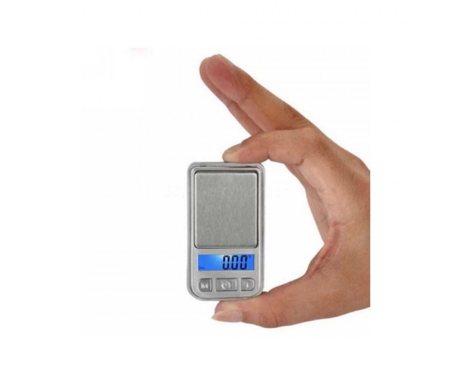 Mini Cantar de Buzunar, cu eran LCD, Maxim 200g, Precizie 0.01g, Dimensiune 7,2 x 4 x 1,2 cm - MINI2200