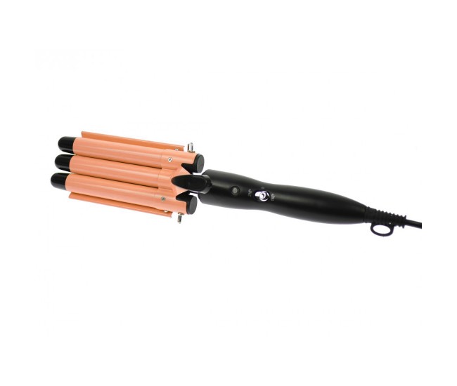 Ondulator profesional cu tehnologie ionica si 3 cilindri, 28 mm, Junma - HE19 Ondulator profesional cu tehnologie ionica si 3 cilindri, 28 mm, Junma - HE19