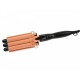 Ondulator profesional cu tehnologie ionica si 3 cilindri, 28 mm, Junma - HE19 Ondulator profesional cu tehnologie ionica si 3 cilindri, 28 mm, Junma - HE19
