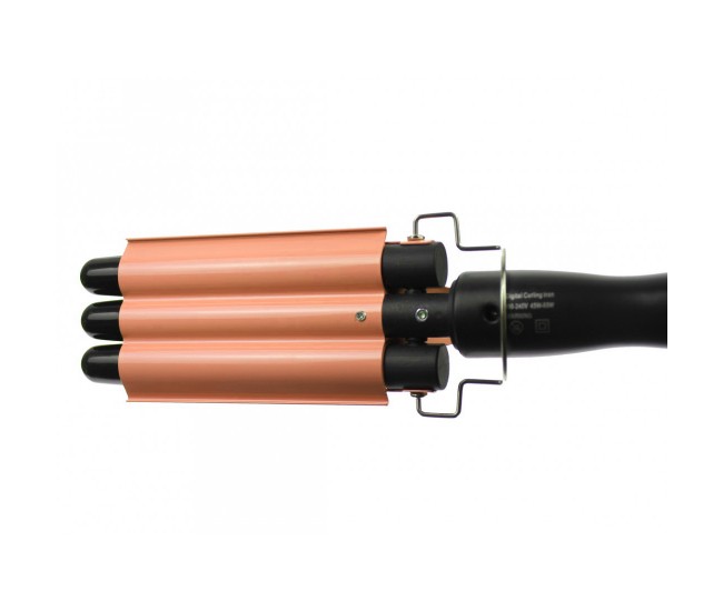 Ondulator profesional cu tehnologie ionica si 3 cilindri, 28 mm, Junma - HE19 Ondulator profesional cu tehnologie ionica si 3 cilindri, 28 mm, Junma - HE19