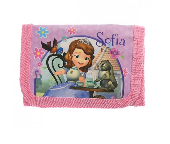 Set ceas, pentru copii, cu Sofia, portofel si rechizite cadou - 5018635