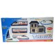 Set trenulet, statie de jucarie, din piese, cu baterii - 2921A4 Set trenulet, statie de jucarie, din piese, cu baterii - 2921A4
