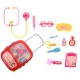 Jucarie set trusa medicala, de doctor, pentru fete, cu 12 accesorii, roz - 8352B Jucarie set trusa medicala, de doctor, pentru fete, cu 12 accesorii, roz - 8352B