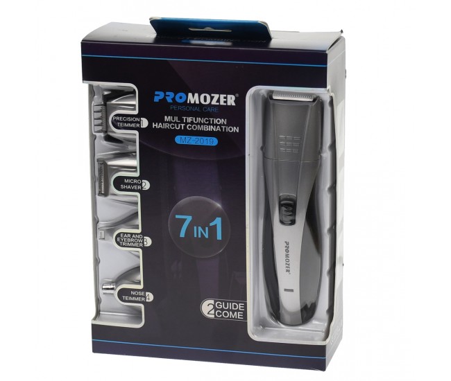 Trimmer multifunctional pentru tuns, conturat si ingrijire personala, Promozer 7in1, MZ2019