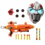 Set Pistol de jucarie, masca,cu ventuze spuma si margele - 3317