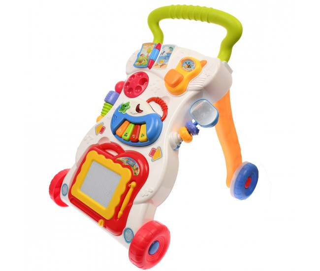Set Troler cu jucarii muzicale pentru bebelusi - HE0801 Set Troler cu jucarii muzicale pentru bebelusi - HE0801