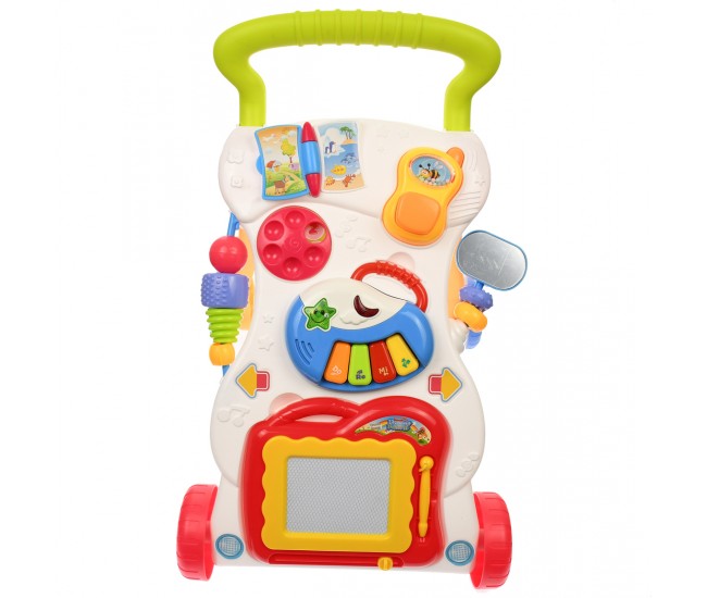Set Troler cu jucarii muzicale pentru bebelusi - HE0801 Set Troler cu jucarii muzicale pentru bebelusi - HE0801