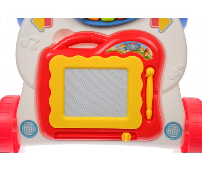 Set Troler cu jucarii muzicale pentru bebelusi - HE0801 Set Troler cu jucarii muzicale pentru bebelusi - HE0801