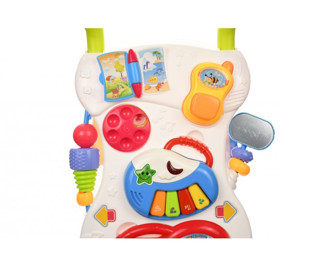 Set Troler cu jucarii muzicale pentru bebelusi - HE0801 Set Troler cu jucarii muzicale pentru bebelusi - HE0801