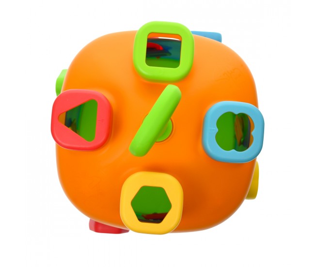 Casuta de construit Double Fun cu forme geometrice colorate, 209-3395021
