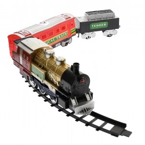 Trenulet de jucarie pentru copii, cu baterii, sunete si lumini - 70199