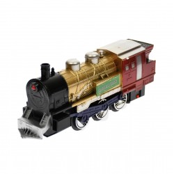 Trenulet de jucarie pentru copii, cu baterii, sunete si lumini - 70199 Trenulet de jucarie pentru copii, cu baterii, sunete si lumini - 70199