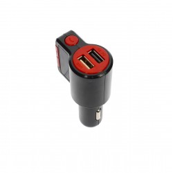 Modulator FM auto cu doua iesiri USB, card si JACK - KCB905 Modulator FM auto cu doua iesiri USB, card si JACK - KCB905