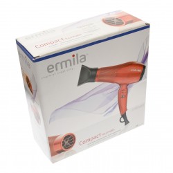 PRODUS RESIGILAT - Ermila Compact Tourmaline, uscator profesional de par, 2000W, rosu, ER4325-0041