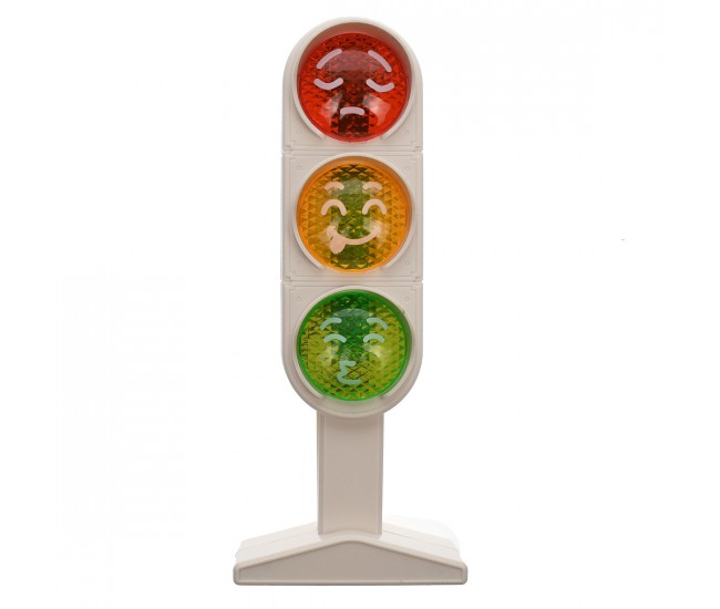 Semafor de jucarie educativ, cu sunete si lumini, multicolor - KT360012