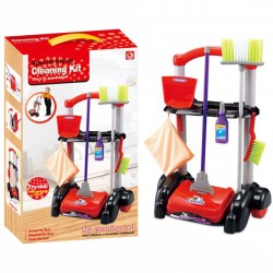 Set de curatenie de jucarie, carut cu matura faras si aspirator, 58 cm, multicolor, Cleaning Kit, 0366A Set de curatenie de jucarie, carut cu matura faras si aspirator, 58 cm, multicolor, Cleaning Kit, 0366A