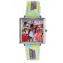 Ceas pentru copii cu Hannah Montana, cadran patrat, multicolor