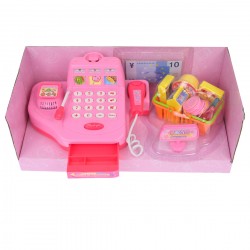 Set Casa De Marcat De Jucarie, Produse, Bani, Roz - 2238A Set Casa De Marcat De Jucarie, Produse, Bani, Roz - 2238A