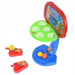 Jucarie cu baschet, cu doua catapulte si 6 bilute, multicolor, jucarie +3 ani, 00727 Jucarie cu baschet, cu doua catapulte si 6 bilute, multicolor, jucarie +3 ani, 00727