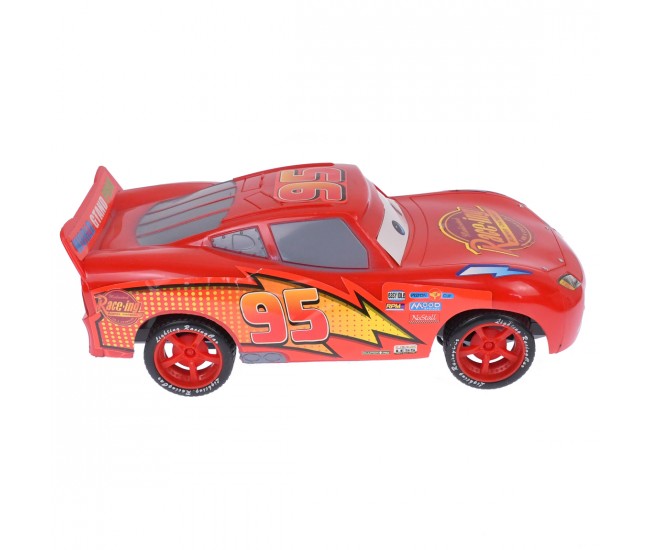 Masina cu telecomanda de jucarie, Fulger McQueen, CARS, rosie