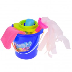 Set de curatenie de jucarie, galetusa, cu matura si mop, albastru Set de curatenie de jucarie, galetusa, cu matura si mop, albastru