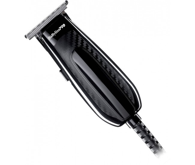 Trimmer Profesional Babyliss PRO ETCHFX FX69ZE, 4 piepteni de tuns, retea, otel inoxidabil, Negru