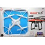 Drona W4HW WIFI, control de pe telefon, camera 720p HD cu transmisie live pe telefon