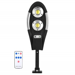 Lampa solara cu senzor de miscare si telecomanda, 60 Led COB, rezistenta la apa