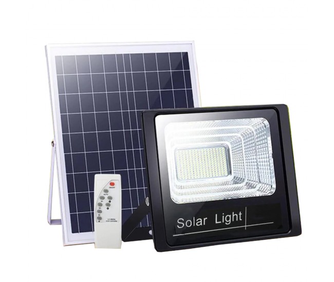 Lampa cu panou solar, cu telecomanda, 150 W, rezistenta la apa IP66 - TC150W