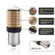 Set 2 becuri led semnalizare p21w super canbus. non polar, lumina portocalie fara hyper-flash