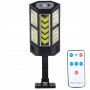 Lampa solara cu senzor de miscare si telecomanda, 249 Led COB, rezistenta la apa