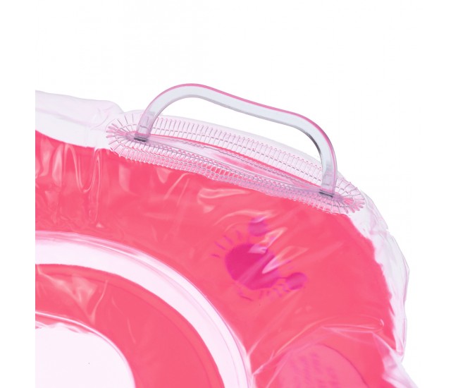 Colac baie bebelusi pentru gat, PVC hipoalergenic, fara BPA, roz