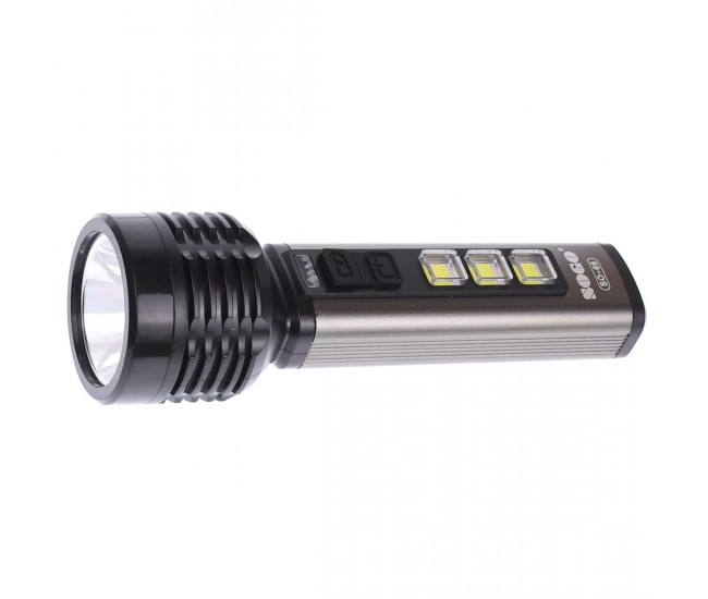 Lanterna dubla cu LED, acumulator reincarcabil, 3+3 W
