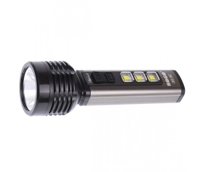 Lanterna dubla cu LED, acumulator reincarcabil, 3+3 W