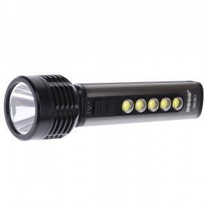 Lanterna dubla cu LED, acumulator reincarcabil, 5+3 W