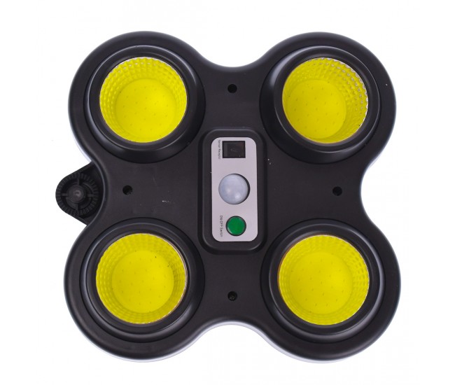 Lampa solara cu senzor de miscare si telecomanda, 60 Led COB, 60 W, rezistenta la apa - T938B