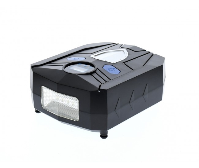 Compresor auto ultracompact BOLI, cu afisaj digital, lanterna LED, alimentare 12V, pentru masini, biciclete, motociclete, SUV - 68195