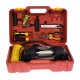 Set compresor auto cu doi cilindri, 12V (bricheta) - Camion, SUV 70/min, ZEBRA 68192